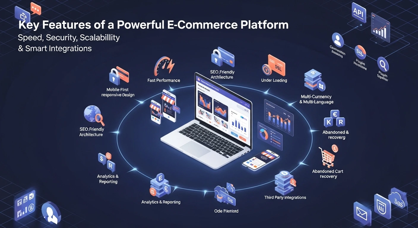 Key Features of a Powerful E-Commerce Platform -Techhyves